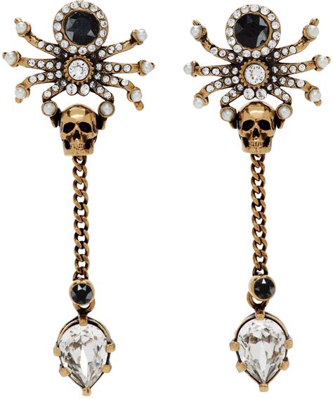 alexander mcqueen earrings.